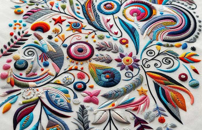 بهترین پارچهها برای گلدوزی