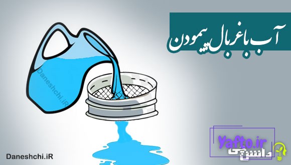 آب با غربال پیمودن