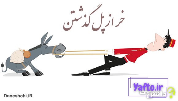 معنی خر از پل گذشتن