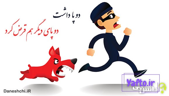 معنی دو پا داشت دو پای دیگر هم قرض کرد