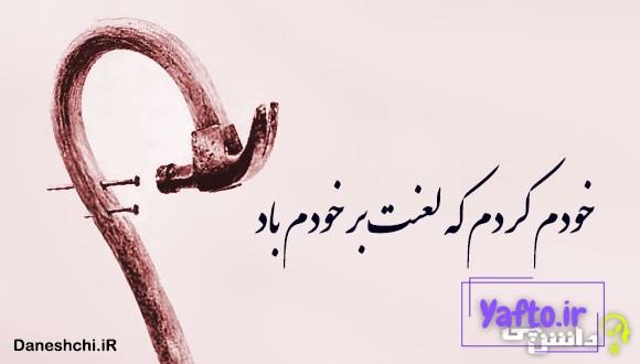 خودم کردم که لعنت بر خودم باد 