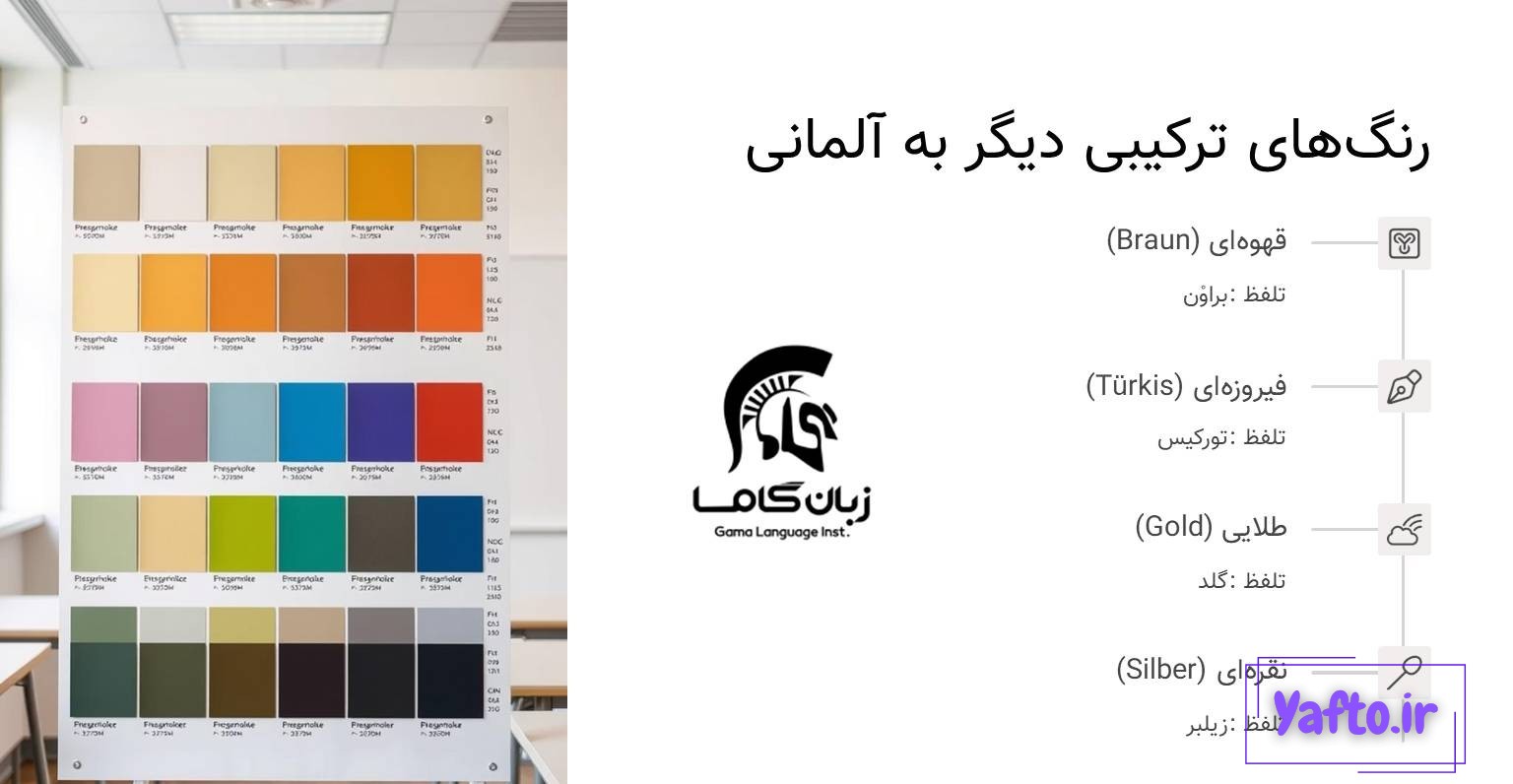 رنگ های دیگر به آلمانی