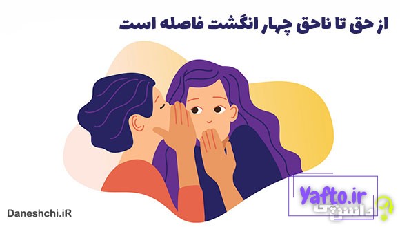 از حق تا ناحق چهار انگشت فاصله است