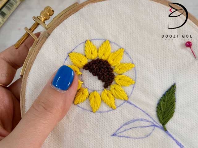 آموزش و یادگیری گلیافتو آفتاب گردان
