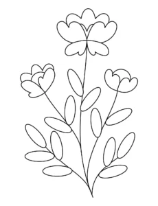 طرح گل برای گلدوزی