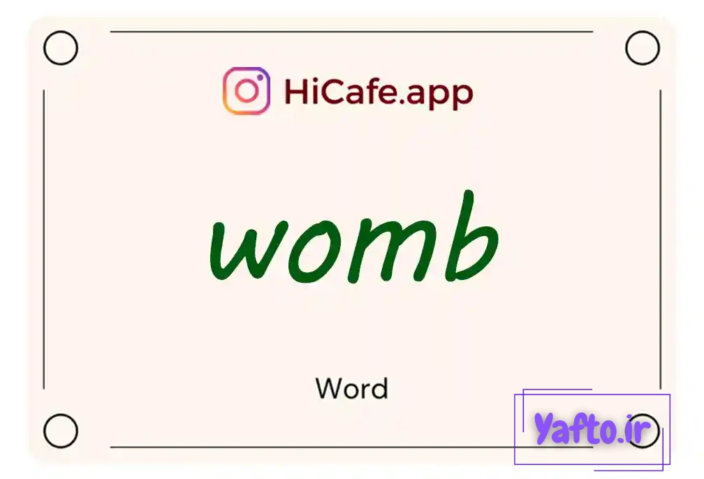 Meaning and usage of womb word