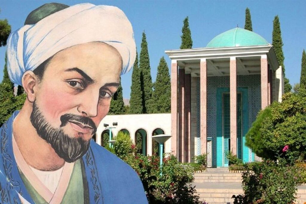 علت مرگ سعدی