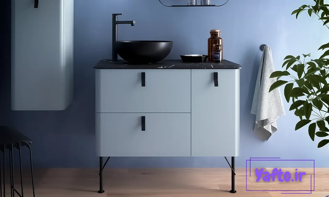 روشویی کابینتی پایهدار و کشودار