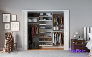 3 ایده کاربردی برای طراحی داخل کمد دیواری اتاق خواب + اجرا