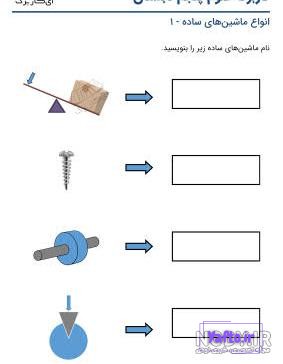 آشنایی با ماشین های مرکب از فصل کارها آسان می شود (۲) علوم پنجم ابتدایی آشنایی با ماشین های مرکب از فصل کارها آسان می شود (۲) علوم پنجم ابتدایی