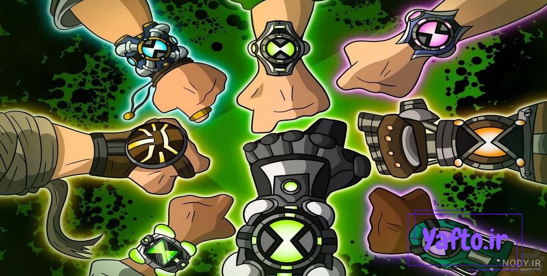 اسباب بازی ساعت بن تن مدل Omnitrix مجموعه 7 عددی - اسباب بازی جاپاتوی