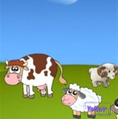 عکس گاو و گوسفند نقاشی عکس گاو و گوسفند نقاشی