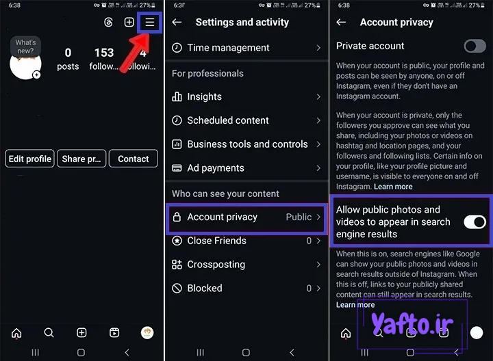قابلیت باز یا بزرگ نشدن عکس پروفایل اینستاگرام / بستن زوم پروفایل اینستا قابلیت باز یا بزرگ نشدن عکس پروفایل اینستاگرام / بستن زوم پروفایل اینستا