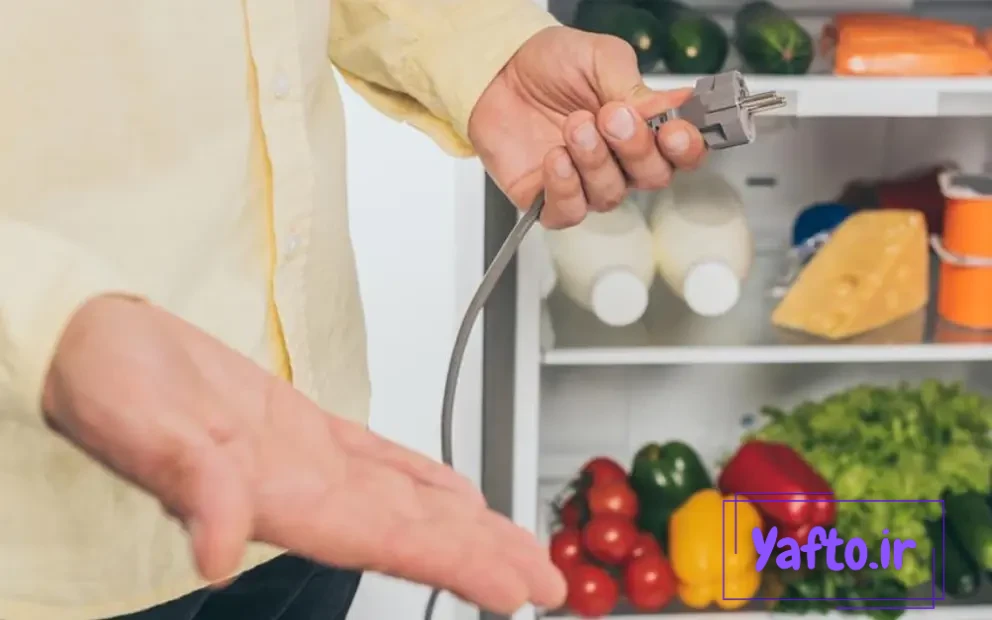 از برق کشیدن یخچال